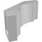 Ekena Millwork 3-in. W x 6-in. D x 6-in. H Pescadero Architectural Grade PVC Knee Brace BRCP03X06X06PEC - alternate 4